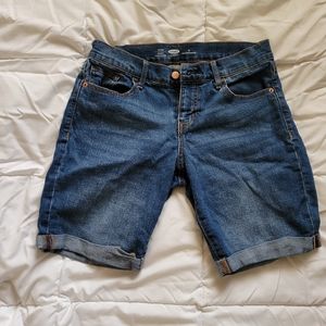 Denim shorts